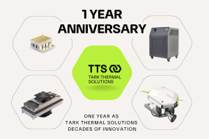 Tark Thermal Solutions Logo Surrounded by Product Family Images