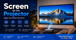 Screen for the Projector