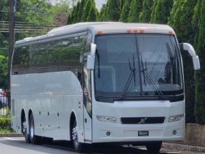 The Volvo 9700 is engineered for comfort and efficiency. Up to 54 passengers can enjoy a sophisticated travel experience with advanced amenities.