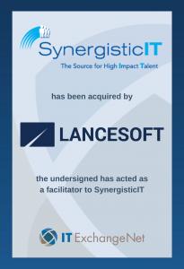Synergistic IT has been acquired by LanceSoft