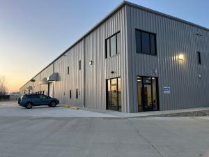 Photo of the exterior of the Hilltip manufacturing facility in Fort Wayne, Indiana.