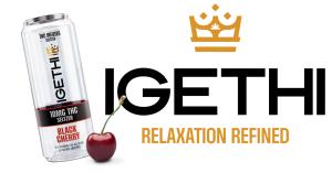 The clear Black Cherry can for IGETHI's newest offering contains 10 milligrams of THC
