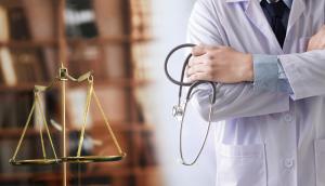 photo of a health care medical malpractice consultant in a legal setting