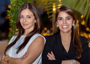 Headshot of two female co-founders, Muna Mustafa and Mehreen Omar.
