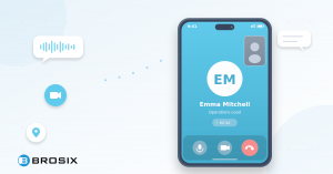 Brosix Mobiles Audio and Video Calls