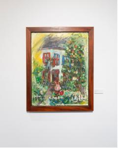 Spilled Paint by Chuck Connelly (1994) (Oil on canvas, 30” x 24”) (Photo Credit: SIPA USA for AP / Dave Warren)
