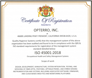Opterro, Inc. -End-to-End Fiber-Optic Sensing Solutions - FBG, DAS, DTS