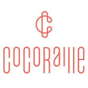Logo with distinct C logo mark and stylized word Cocoraille