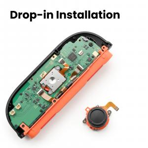 GuliKit TMR-Ersatz-Joystick-Modul mit geöffnetem Joy-Con 2 Controller zur Drop-in-Installation