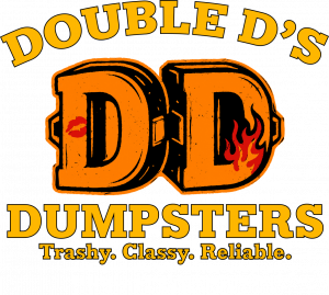 Double D's Dumpsters logo, JSEB-certified construction and demolition rolloff dumpster rental Jacksonville Florida