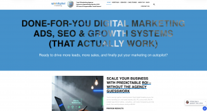 Spot Digital Marketing website homepage