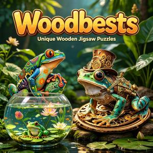 Frog Wooden Jigsaw Puzzle