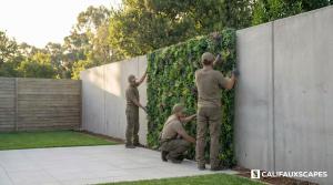 Artificial Hedges installation in California