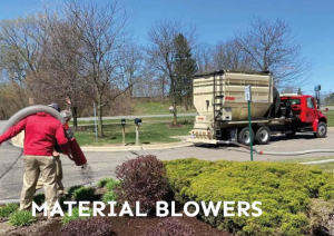  Increased productivity with material blowers