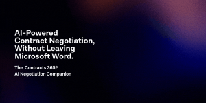 Visual of AI Negotiation Companion within Microsoft Word