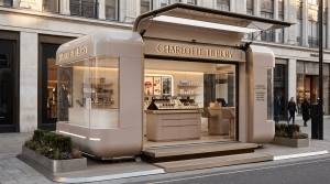 Charlotte Tilbury's pop-up shop using Nomad Luxe