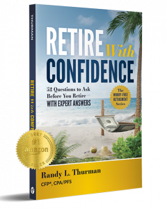 Book cover of “Retire With Confidence: 52 Questions to Ask Before You Retire — With Expert Answers,” by Randy L. Thurman.