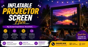 Inflatable Projector Screen Hire