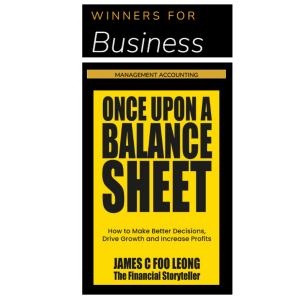 International Impact Book Awards Winner badge for Once Upon a Balance Sheet, awarded in Business: Management Accounting.