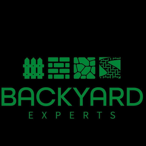 Backyard Experts logo, a Massachusetts contractor specializing in custom fence installation, stone masonry, paver hardscaping, and professional landscaping services.