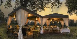 Khwai mobile guest dinner Ovation Botswana DMC Strategic Partner