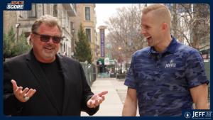 Jeff Nydegger and Ron Coomer speaking together during a video conversation about helping Chicagoland homeowners navigate life transitions.