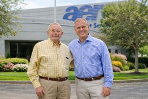 Founder Jack Gimpel and his son, CEO John Gimpel, of Aero Fulfillment Services.