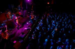 A live photo of rock band GUIDES by photographer Erica Rae Santmyer