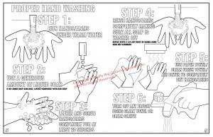 Healthy hand washing covid-19 coronavirus