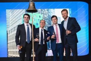 Roberto Marchiori [CEO MAHA Capital], Alessandro Ciacchini [Co-Founder KEO World] Paulo Thiago Mendonça [Chairman Maha Capital], Halvard Idland [Director MAHA Capital]