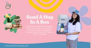 The ILY Company banner featuring photos of our Bloomies and Bloomie Boxes