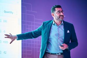 Vijay Presenting the value of AI