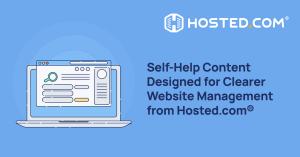 Hosted.com® combines video and written content to simplify website management.