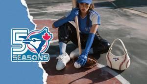MLB Ballpark Cool Blue Jay Hobo Bag