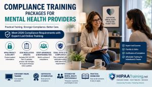 HIPAATraining.net Launches Compliance Training Packages for Mental Health Providers
