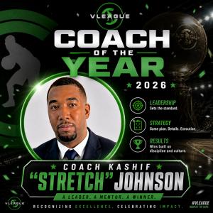 Coach of the Year Kashif "Stretch" Johnson