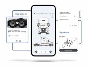 Visually guided inspections show exact, step by step process