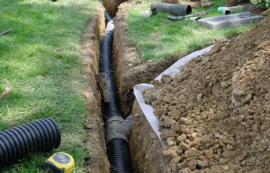 yard drinage solution..