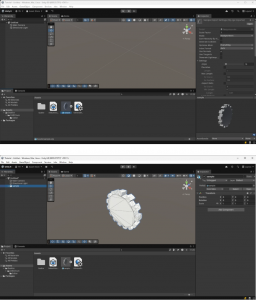 Unity real-time visualization using CADChum converted CAD data