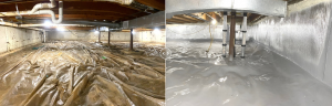 crawlspace before and after