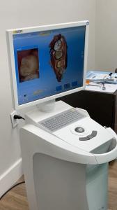 Sirona Dentsply intraoral scanner for dental crown, dental implant, dentures, all-on-4 procedures at Orlando dentist Lake Lucerne Cosmetic and Implant Dentistry