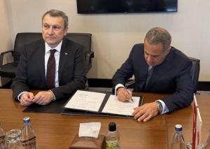 Chairman Jonathan Bass Argent LNG and Chairman Abdulvahit Fidan, BOTAS