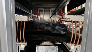 mill liners separation recycling machine with induction heating solution