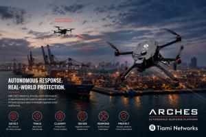 Tiami Networks introduces its ARCHES counter UAS platform at SOF Week 2026
