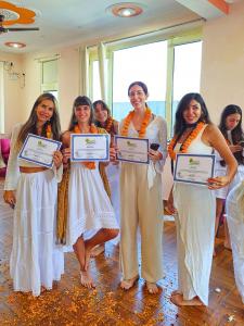 Student During Certification Ceremony at Rishikul Yogshala Rishikesh