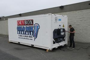 20ft refrigerated container rental by Dry Box