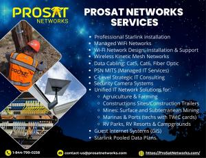 ProSat Networks Starlink installation and wireless network services Delaware