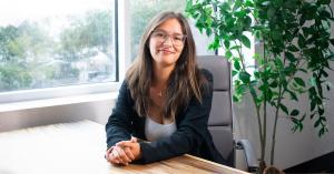 Alyra Tiemkongkarn, Account Manager at Semper Consulting, representing the company’s focus on professional growth, mentorship, and hands-on experience for early-career professionals.