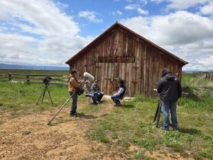 ranchers being interviewed about wolf issues and wolf depredations