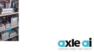 Axle AI logo and hard drives